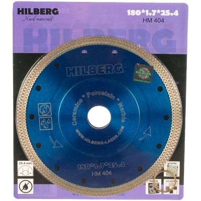 Ультратонкий отрезной алмазный диск Hilberg Hilberg HM404