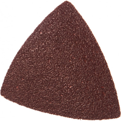 Спец шлифовальнй лист дельтовидный 80*80*80, зерно 40, водостойкий, матерчатая основа, с микролипучкой, 5шт спец-0110002