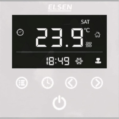 Elsen регулятор, конвекция-естественная, 220 в, белый eka.01.01w