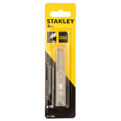 Stanley лезвия для ножа 9mm, 10 шт. упак. 0-11-300