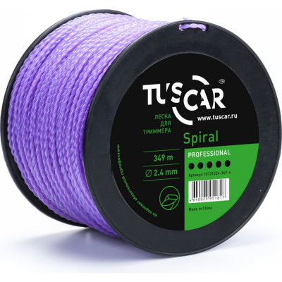 Леска для триммера TUSCAR Spiral Professional 10131524-349-4