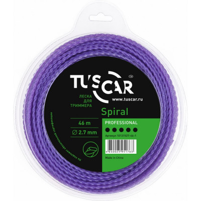 Леска для триммера TUSCAR Spiral Professional 10131527-46-1