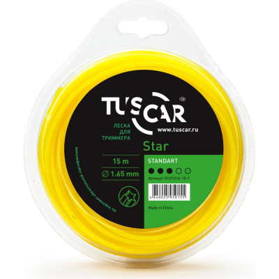 Леска для триммера TUSCAR Star Standart 10121316-15-1