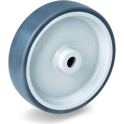 Tellure rota колесо под ось, d- 100мм, термопластичная серая резина, полипропилен, 711102