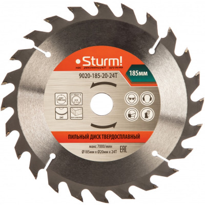 Пильный диск Sturm 9020-185-20-24T