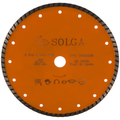 Алмазный диск по железобетону Solga Diamant BASIC турбо 10802230