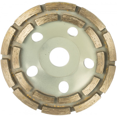 Ремоколор круг алмазный, сегментный, чашечный, шлифовальный, двурядный, 125 мм /шт./ 74-0-502