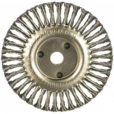 Ремоколор щетка-крацовка дисковая, крученная проволока, диаметр 200мм 45-2-720