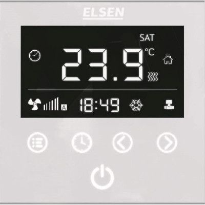 Elsen регулятор, конвекция-принудительная, 24 в белый eka.01.02w