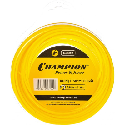 Триммерный корд Champion Round C5012