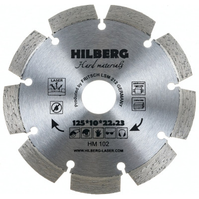 Отрезной алмазный диск Hilberg Hilberg Hard Materials HM102