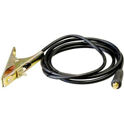 Elitech кабель сварочный,3м,dx50,25кв мм,зажим на массу 0606.000400