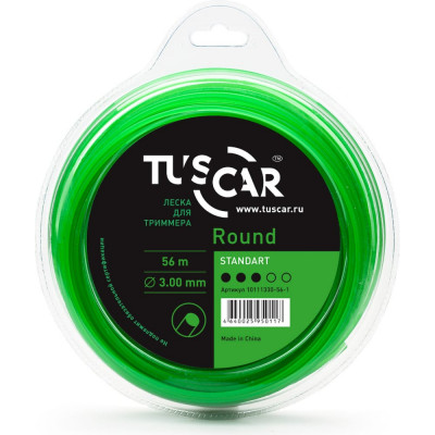 Леска для триммера TUSCAR Round Standart 10111330-56-1