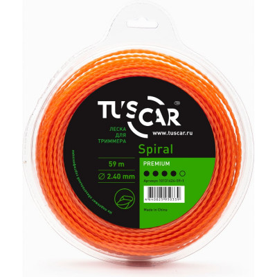 Леска для триммера TUSCAR Spiral Premium 10131424-59-1