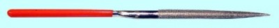Надфиль алмазный полукруглый l160х4 с обрезиненной ручкой 
