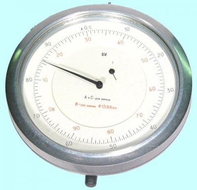 Индикатор часового типа 1ичт кл.точн.1 цена дел.0.01 г.в.1979-82 (шт)