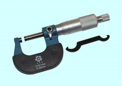 Микрометр гладкий мк- 25 0- 25 мм (0,001) тв.сплав 