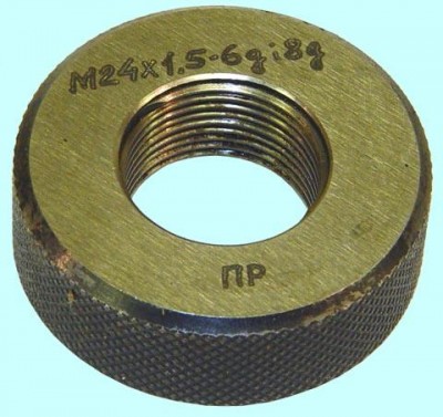Кольцо резьбовое м18,0х0,5 пр-не 6g (комп-т) (шт)