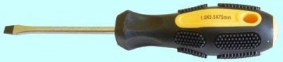 Отвертка шлицевая 175 х 1,0 х 5,5мм (р.ч. 75мм) с магнитным наконечником 