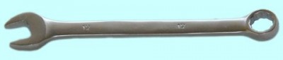 Ключ рожковый и накидной 12мм хром-ванадий (сатингфиниш) # 8411 
