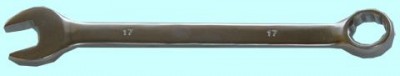 Ключ рожковый и накидной 17мм хром-ванадий (сатингфиниш) # 8411 