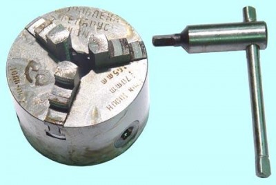 Патрон токарный d 100 мм 3-х кулачковый ч 3-100.02.11 (гродно) (шт)