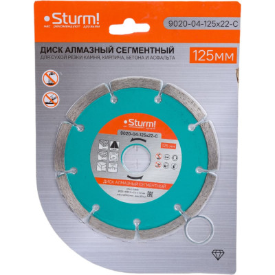 Алмазный диск Sturm 9020-04-125x22-C