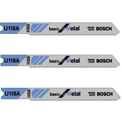 Пилки для лобзика по металлу Bosch U 118A 2608631511