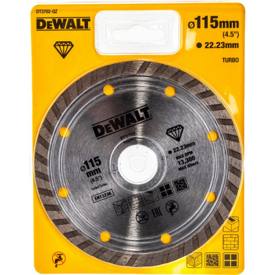 Алмазный диск Dewalt DT 3702