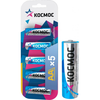 Батарейка КОСМОС LR6 BP-5 бл.5шт KOCLR65BL