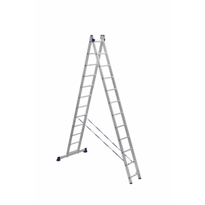 Двухсекционная универсальная алюминиевая двухсекционная лестница Алюмет H2 5212