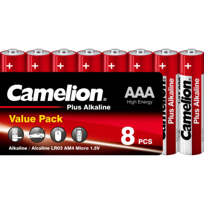 Батарейка Camelion Plus Alkaline LR03 SP8 1.5В 9281
