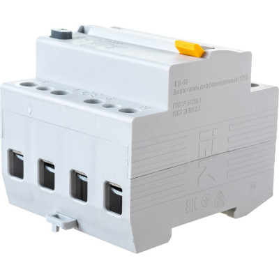 Выключатель дифференциального тока IEK ВД1-63 MDV10-4-040-300
