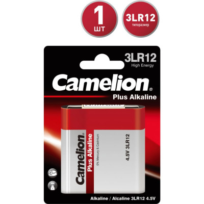 Батарейка Camelion Plus Alkaline 3LR12 BL-1 4.5В 1656