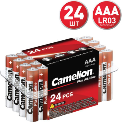 Батарейка Camelion Plus Alkaline LR03 PB-24 1.5В 7615