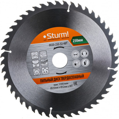 Пильный диск Sturm 9020-250-32-48T
