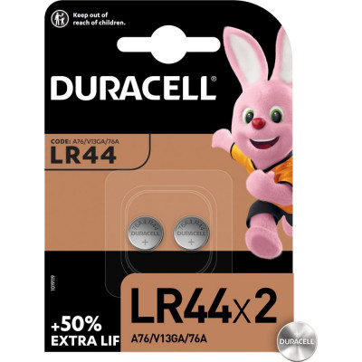 Батарейка Duracell 1.5В LR44 BP-2 252341