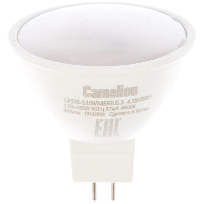 Светодиодная лампа Camelion LED5-S108/845/GU5.3 12042
