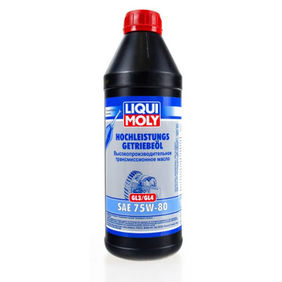 Синтетическое трансмиссионное масло LIQUI MOLY Hochleistungs-Getrieb. 75W-80 GL-3/GL-4 7584
