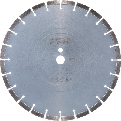 Сегментный алмазный диск по железобетону MESSER FB/M Д.О. 01-15-350