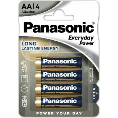 Батарейка Panasonic Everyday Power Standard LR6 AA 1.5В бл/4 щелочная 5410853024712
