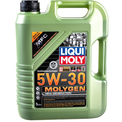 Синтетическое моторное масло LIQUI MOLY Molygen New Generation 5W-30 SN/CF;ILSAC GF-5 9043