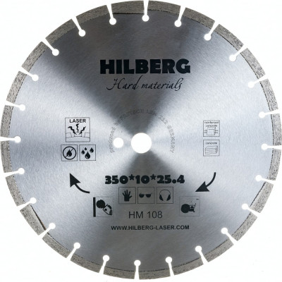 Отрезной алмазный диск Hilberg Hilberg Hard Materials HM108