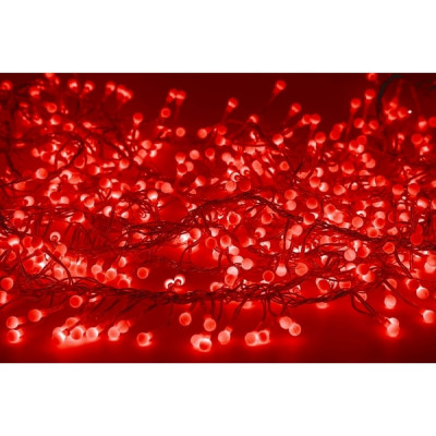 Гирлянда Neon-Night Мишура 3м, прозрачный ПВХ, 288LED Красные 303-602
