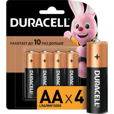 Батарейка Duracell LR6-4BL BASIC Б0026815