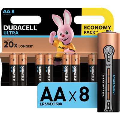 Батарейки Duracell LR6-8BL Ultra Power Б0038763