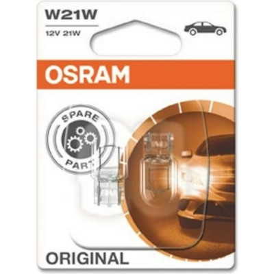 Автолампа Osram W21W W3*16d 12V /1/10/50 O-7505-2бл