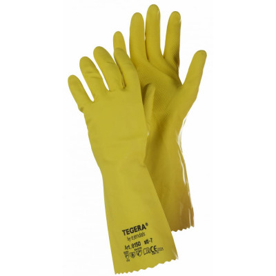 Противохимические латексные перчатки для низких рисков TEGERA 8150