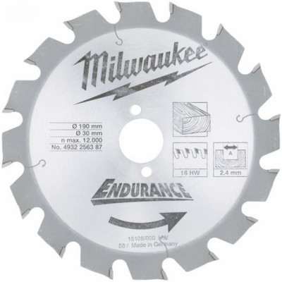 Пильный диск Milwaukee 4932256387