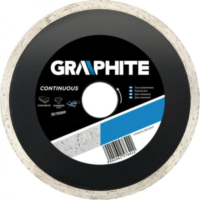 Сплошной алмазный диск GRAPHITE 57H640